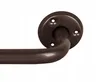 A close-up of a brown grab bar mounted on a white background. Anteprima dell’immagine prodotto