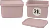 Plastard Boxen 31 L, 2er-Set, stapelbar, BPA-frei, Pink, Produktbild-Vorschau 1