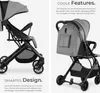 tectake® Buggy-Kinderwagen Finn Einhand-Klappmechanismus, Produktbild-Vorschau 3