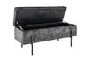 riess-ambiente Moderne Truhenbank LOFT 100cm grau Samt Produktbild-Vorschau 15