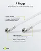 goobay SAT Antennenkabel doppelt geschirmt weiß 10 m Náhled obrázku produktu 5
