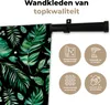 MuchoWow® Wandteppich Wandbehang Vintage - Blätter - Grün Produktbild-Vorschau 3