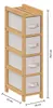 Feines regal mit 4 körben "tidy box" aus bambus - 5 five Produktbild-Vorschau 14