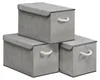 SONGMICS úložné boxy se víkem, skládací, sada 3 kusů, 50 x Náhled obrázku produktu 1