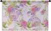 MuchoWow® Wandteppich Wandbehang Dinosaurier - Blumen - Produktbild-Vorschau 1