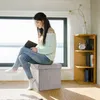relaxdays Sitzwürfel faltbar Samt Produktbild-Vorschau 5