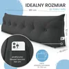 Poduszka pod plecy ELONEO o szerokości 180 cm, poduszka Podgląd zdjęcia produktu 3