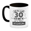 Kaffeebecher Schwarz für den 30. Geburtstag mit Motiv: Produktbild-Vorschau 2