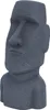 ECD Germany Moai hlava Rapa Nui 53,5 cm vysoká, šedá, z Náhled obrázku produktu 1
