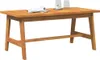 Table basse marron en bois d'acacia massif Lumarko ! Voir les images du produit 2