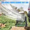 F70 Outdoor Camping Ventilator – Wiederaufladbarer Akku Produktbild-Vorschau 4
