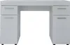 A white desk with drawers on a white background. Produktbild-Vorschau