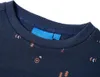 vidaXL Kinder-Sweatshirt Marineblau Melange 104 Produktbild-Vorschau 2