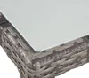vidaXL 5-tlg. Garten-Essgruppe mit Auflagen Poly Rattan Produktbild-Vorschau 3