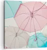 Bild auf Leinwand - Leinwandbild - Regenschirme Glühbirne Produktbild-Vorschau 1