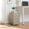 Mobilný podstavec "Kökar" s 3 zásuvkami oceľ 48 x 28 x 41 Náhľad obrázku produktu 1