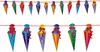 Oblique Unique Zuckertüten Girlande Hänge Deko für Produktbild-Vorschau 2