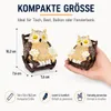 Solar Eulenfigur Garten Deko mit LED Licht, Wasserdichte Produktbild-Vorschau 7