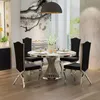 Runder Tisch Goldener Fuß Chrom Rundtisch Tische Esstische Produktbild-Vorschau 3