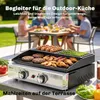 Outsunny Gasgrill 5 KW Tischgrill mit 2 Brenner Grillrost Produktbild-Vorschau 7