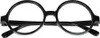 A pair of black, round-framed glasses. Produktbild-Vorschau