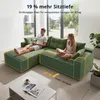GLP Modulares Ecksofa 256 cm aus Cord, 4-Sitzer mit Produktbild-Vorschau 8