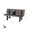 Gartenbank Jamaika | 3-Sitzer | Braun | HxBxT 80x150x64cm | Produktbild-Vorschau 2