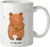 Mr. & Mrs. Panda Haferl Bär Honig - Weiß - Geschenk, Produktbild-Vorschau 1