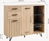 Príborník "Noppen" s 2 dvierkami a 2 zásuvkami 100 x 120 x Náhľad obrázku produktu 5
