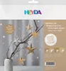 HEYDA Faltblätter-Set "Sterne Gold" 200 x 200 mm 80 g/qm Produktbild-Vorschau 1