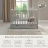 Love For Sleep Grau Babybett Gitterbett mit Schublade 120 x Produktbild-Vorschau 5