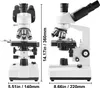 Microscope composé trinoculaire SucceBuy, grossissement de Voir les images du produit 8