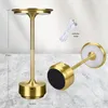 Kabellose LED-Tischlampe - Runde Metalllampe mit Produktbild-Vorschau 4