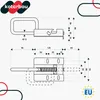 KOTARBAU® Bullone per porta 120 / 12 mm Bullone per porta Anteprima dell’immagine prodotto 3