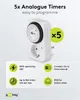 Interruttore/Timer Goobay 16A, 3500W (confezione da 5) - Anteprima dell’immagine prodotto 8