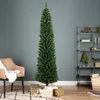 Künstlicher Weihnachtsbaum mittel schmal Kiefer auf Ständer Produktbild-Vorschau 4