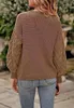 ASKSA Damen Pullover Laternenaermeln Strickpullover Produktbild-Vorschau 5