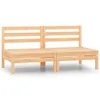 vidaXL Sofa ogrodowa 2 szt. Lite drewno sosnowe Podgląd zdjęcia produktu 7