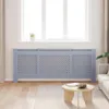 vidaXL MDF kryt radiátora sivý 205 cm Náhľad obrázku produktu 3