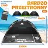 ELONEO Składany parasol plażowy z ochroną UV 80+, łatwy Podgląd zdjęcia produktu 7