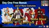 Marketing image for video game costumes. Produktbild-Vorschau