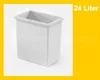 Hailo Inneneimer 1076129 mit Deckel hellgrau 350x226x350 mm Produktbild-Vorschau 6