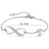 Armbänder Damen, Armbänder Silber, 925 Silber Verstellbar Produktbild-Vorschau 1