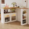okwish Bartisch 138-193 x 39 x 105cm Moderner ausziehbarer Produktbild-Vorschau 8