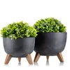 HowHomely doniczka okrągła 18,3 cm wysokości, ECO doniczka Podgląd zdjęcia produktu 6