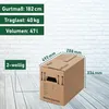 10 Bücherkartons Profi 2-wellig Bücherkiste 40kg Produktbild-Vorschau 3