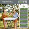 10x Stehtisch klappbar Ø 80 cm Tischplatte Höhe 110 cm Produktbild-Vorschau 7