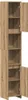 vidaXL Armoire de salle de bain Artisan-Chêne 30x30x183,5 Voir les images du produit 5