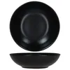 A black bowl is shown from two angles against a white background. Podgląd zdjęcia produktu