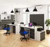 A modern office space with multiple desks and chairs. Produktbild-Vorschau